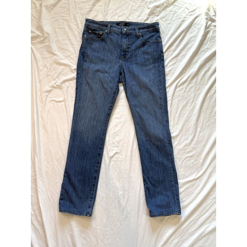 Lauren Ralph Lauren Women’s Denim Blue Jeans Size 10 Medium Wash Straight Leg